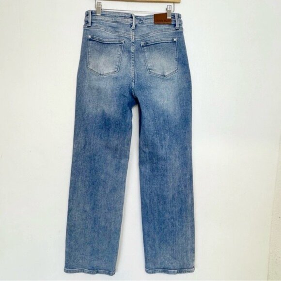 Judy Blue High Rise Medium Wash Retro Wide fit Jeans 29 - Picture 4 of 8